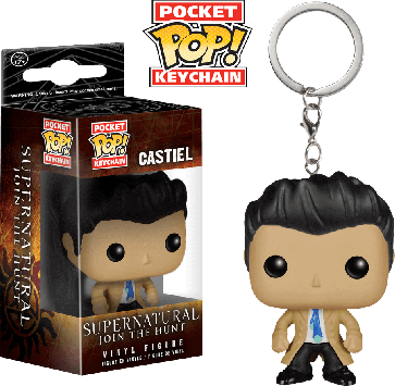 Supernatural - Castiel Pocket Pop! Keychain