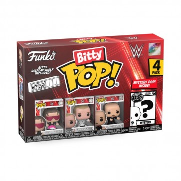 WWE - Bret Hart Bitty Pop! 4-Pack
