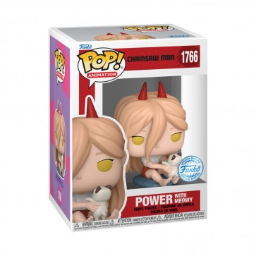 Chainsaw Man - Power with Meowy  US Exclusive Pop! Vinyl