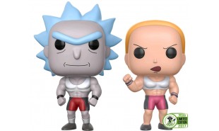 Rick & Morty - Buff Rick & Buff Summer ECCC 2017 US Exclusive Pop! Vinyl 2-pack
