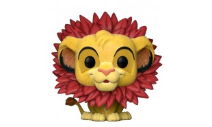 The Lion King - Simba (leaf mane) Flocked US Exclusive Pop! Vinyl