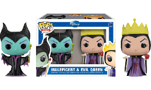 Disney - Maleficent & Evil Queen Mini Pop! Vinyl Figures 2-Pack