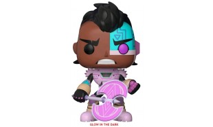 Teen Titans Go! - The Night Begins to Shine Cyborg with Axe Glow US Exclusive Pop! Vinyl
