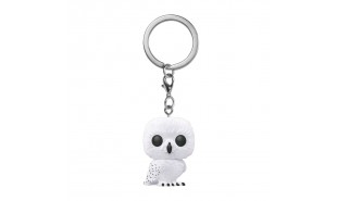 Harry Potter - Hedwig Flocked Pocket Pop! Keychain