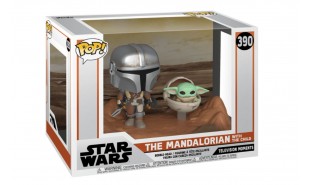 Star Wars: The Mandalorian - Mandalorian & Child Movie Moment Pop! Vinyl