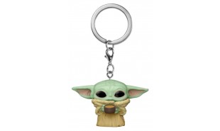 Star Wars: The Mandalorian - The Child with Cup Pocket Pop! Keychain