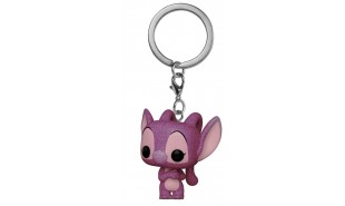 Lilo & Stitch - Angel Diamond Glitter US Exclusive Pocket Pop! Keychain