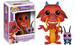 Mulan - Mushu & Cricket Pop! Vinyl Figure