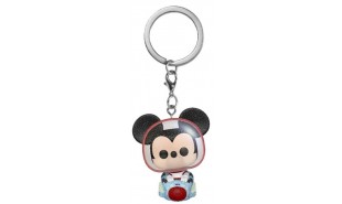 Disney World - Mickey Space Mountain Diamond Glitter 50th Anniv US Exc Pocket Pop! Keychain