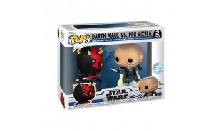 Star Wars: Clone Wars - Darth Maul Vs Pre Vizsla Pop! 2-Pack