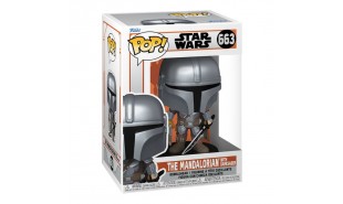 Star Wars: Mandalorian - Mandalorian with DarkSaber Pop! Vinyl
