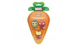 Marvel Comics - Spider-Man, Iron Man & Hulk Carrot Pocket Pop! 3-Pack