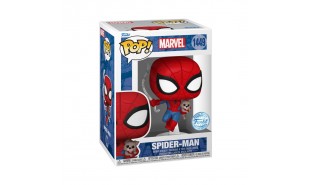 Marvel Comics - Spiderman with "Sandwich the Dog" Exclusive Pop! Vinyl