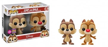 Disney - Chip & Dale Flocked Pop! 2Pk Vinyl SDCC 2017