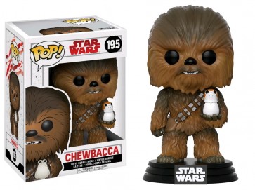 Star Wars - Chewbacca with Porg Episode VIII US Exclusive Pop! Vinyl