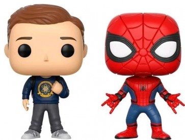 Spider-Man - Peter Parker / Spider-Man Suit US Exclusive Pop! Vinyl 2-pack