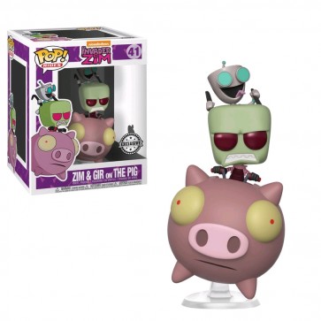 Invader Zim - Zim & GIR on The Pig US Exclusive Pop! Ride