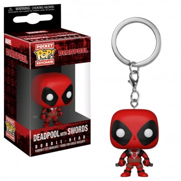 Deadpool - Deadpool with Swords Pocket Pop! Keychain