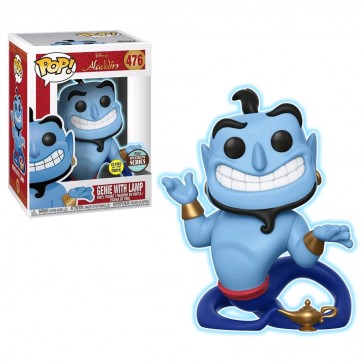 Aladdin - Genie with Lamp Glow Specialty Series Exclusive Pop! Vinyl