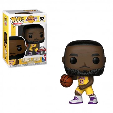 NBA: Lakers - LeBron James Yellow Uniform US Exclusive Pop! Vinyl