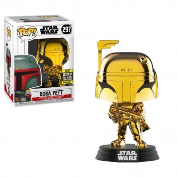 Star Wars - Boba Fett Gold Chrome SW19 Pop! Vinyl