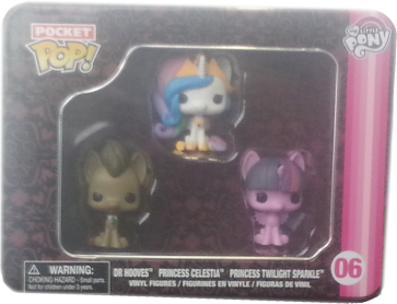 My Little Pony - Whooves, Celestia & Twilight Pocket Pop! 3-Pack Tin