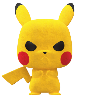 Pokemon - Pikachu Grumpy Flocked Pop! Vinyl NYCC 2020