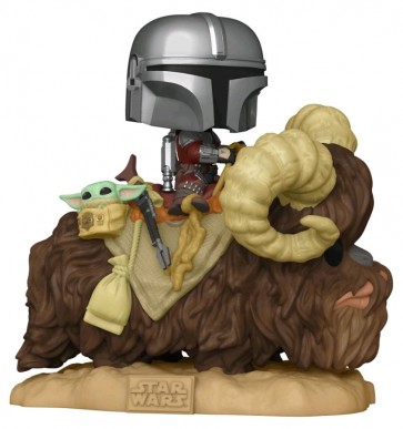 Star Wars: The Mandalorian - Mandalorian and the Child on Bantha Pop! Deluxe