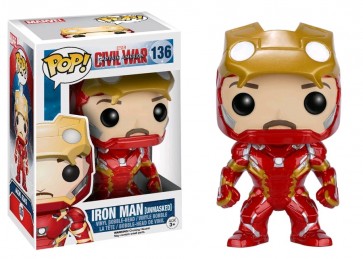 Captain America 3: Civil War - Iron Man Unmasked Pop! Vinyl Figure