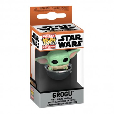 Star Wars: Mandalorian - Grogu in Hovering Pram Pop! Vinyl Keychain