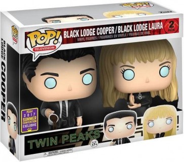 Twin Peaks - Black Lodge Cooper & Laura Pop! 2Pk Vinyl SDCC 2017