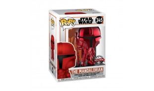 Star Wars: The Mandalorian - Mandalorian Red Metallic US Exclusive Pop! Vinyl