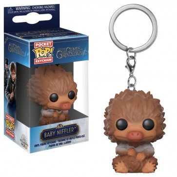 Fantastic Beasts 2: The Crimes of Grindelwald - Baby Niffler Tan Multi Pocket Pop! Keychain