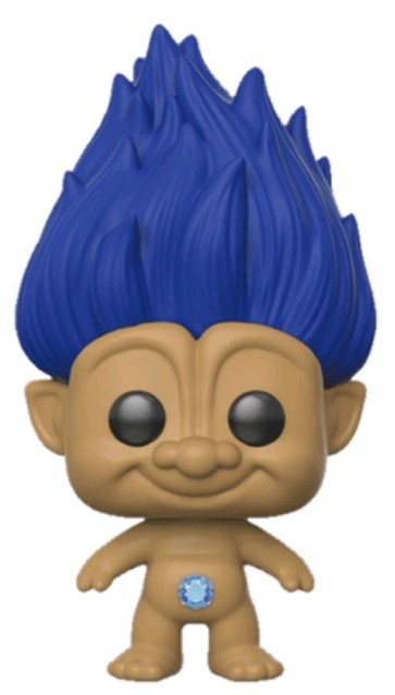 Trolls - Blue Troll with Hair US Exclusive Pop! Vinyl