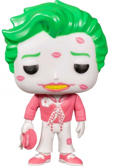 DC Bombshells - Joker with Kisses Pink & White US Exclusive Pop! Vinyl