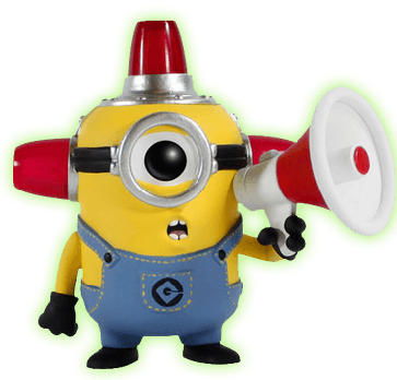 Despicable Me - Fire Alarm Minion Glow Pop! Vinyl Figure