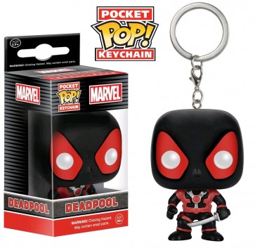 Deadpool - Black Deadpool Pocket Pop! Keychain