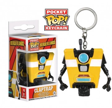 Borderlands - Claptrap Pocket Pop! Keychain