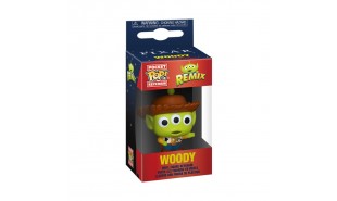 Pixar - Alien Remix Woody Pocket Pop! Keychain