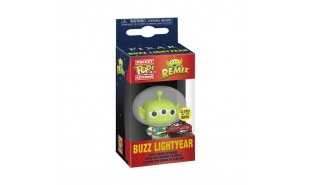 Pixar - Alien Remix Buzz Glow US Exclusive Pocket Pop! Keychain