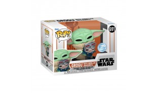 Star Wars: Mandalorian - Grogu with Driodsmith US Exclusive Pop! Vinyl