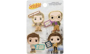 Seinfeld - Pop! & Quotes Enamel Pin 4-pack