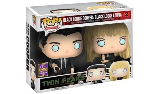 Twin Peaks - Black Lodge Cooper & Laura Pop! 2Pk Vinyl SDCC 2017