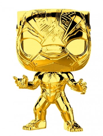 Marvel Studios 10th Anniversary - Black Panther Gold Chrome Pop! Vinyl