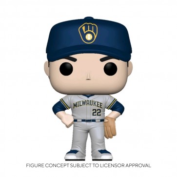 MLB: Brewers - Christian Yelich (Road) Pop! Vinyl