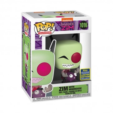 Invader Zim - Zim with Minimoose Pop! Vinyl SDCC 2020