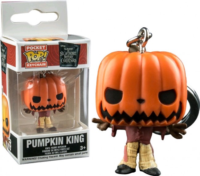 The Nightmare Before Christmas Jack Pumpkin King Pocket Pop Keychain