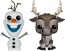 Olafs Frozen Adventure - Olaf & Sven US Exclusive Pop! Vinyl 2-pack