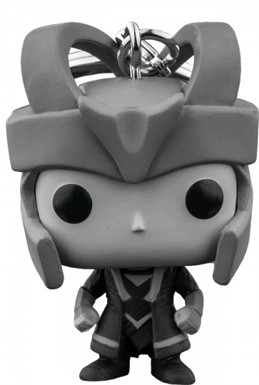 Thor - Loki Black & White Pocket Pop! Keychain