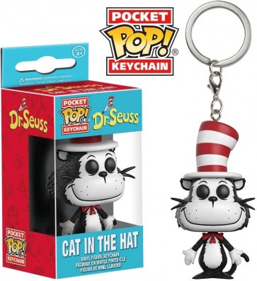 Dr Seuss - Cat in the Hat Pocket Pop! Keychain